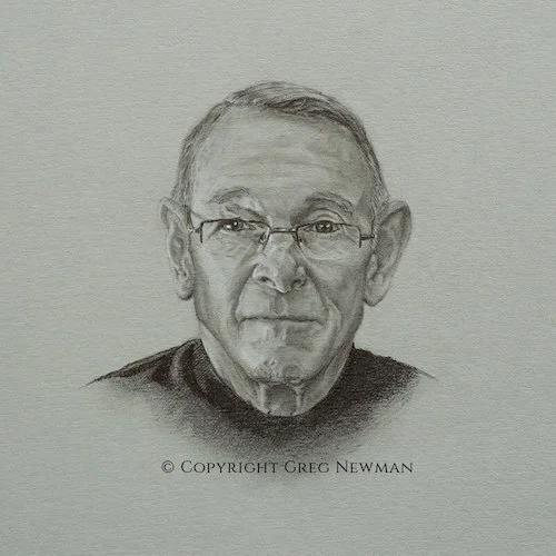 Portrait of elderly man with glasses